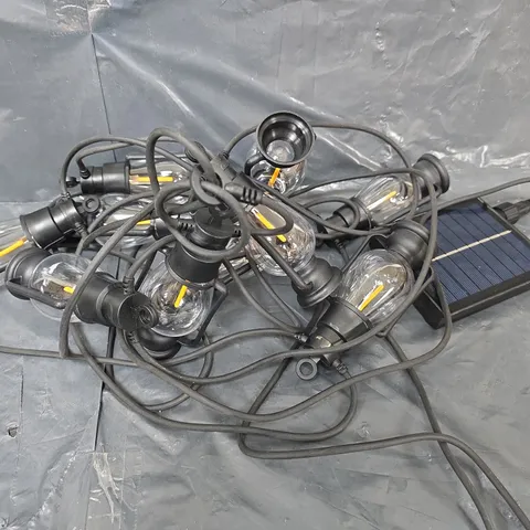 GARDEN REFLECTIONS 10 BULB FLAME EFFECT LANTERN STRING LIGHT 