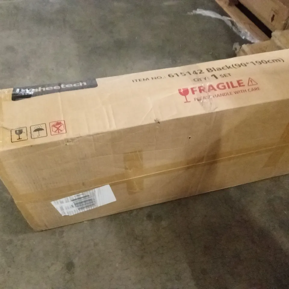 BOXED YAHEETECH 3FT SINGLE BED FRAME - BLACK (1 BOX)