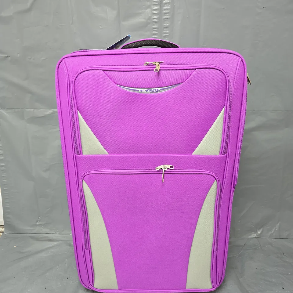 UNBOXED STARLIGHT XL SUITCASE IN PURPLE - COLLECTION ONLY 