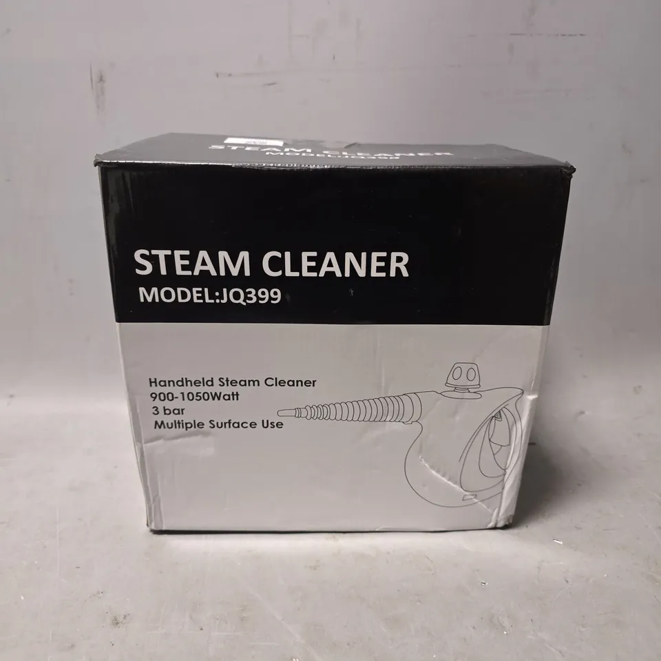 BOXED UNBRANDED HANDHELD STEAM CLEANER MODEL JQ399