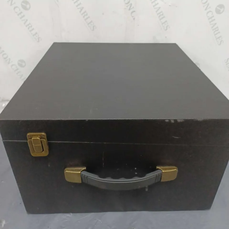 BUSH PORTABLE WOODEN TURNTABLE IN BLACK