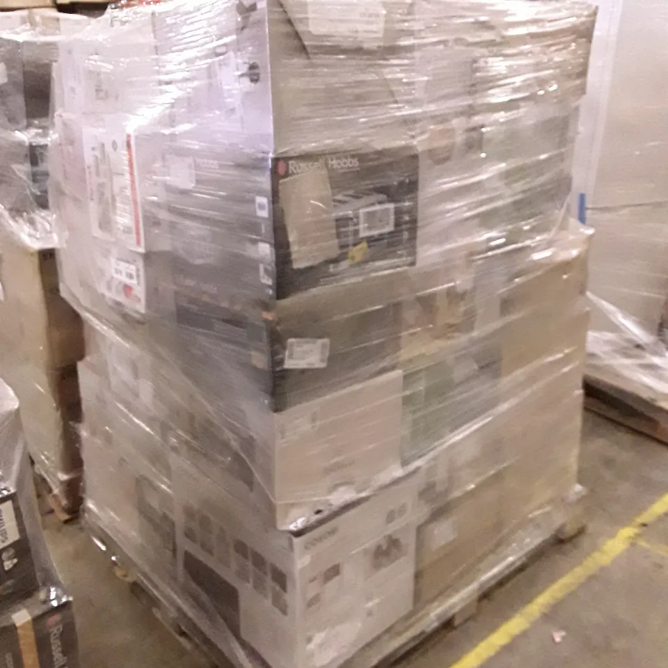 PALLET OF APPROXIMATELY 64 UNPROCESSED RAW RETURN HOUSEHOLD AND ELECTRICAL GOODS TO INCLUDE;
