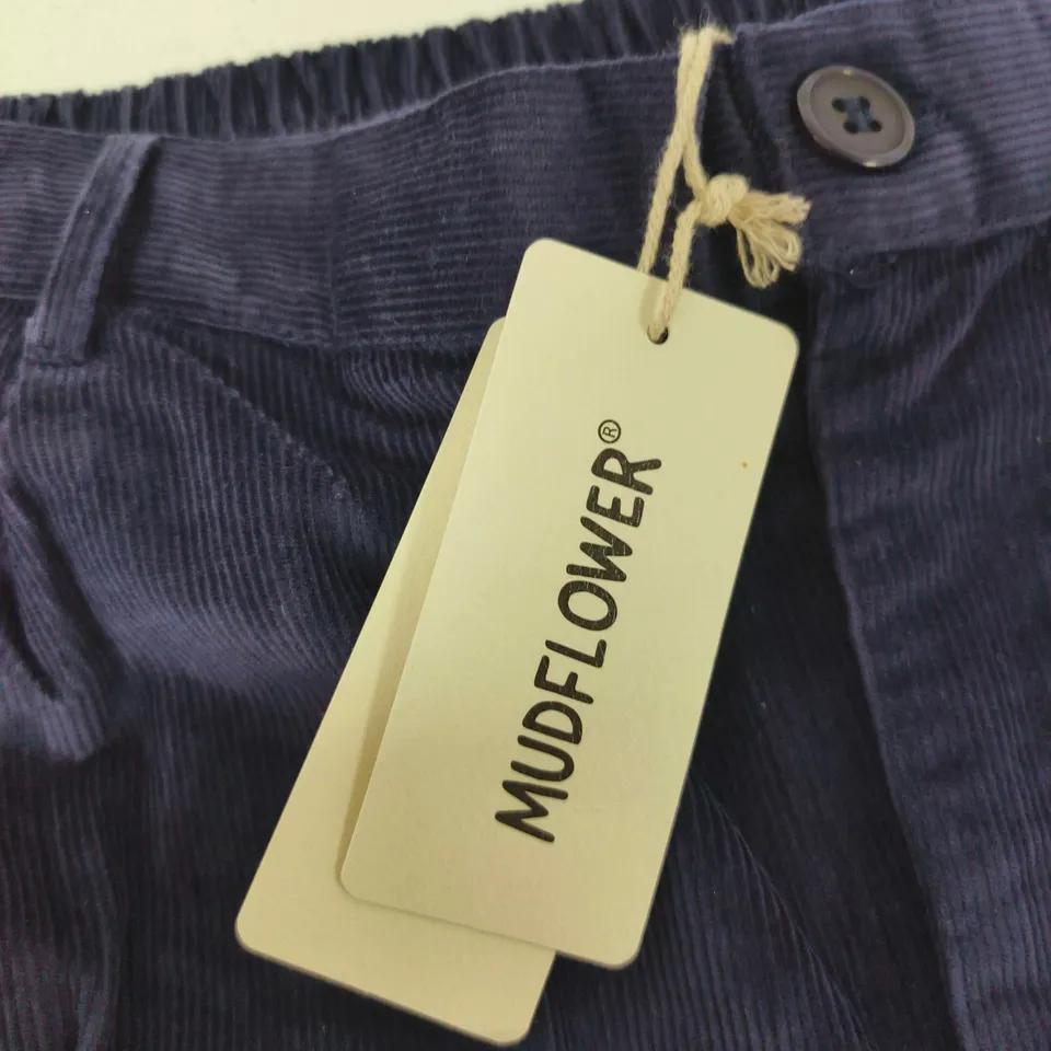 MUDFLOWER WOMEN'S NAVY TROUSERS UK 18 (EU 46, US 14)