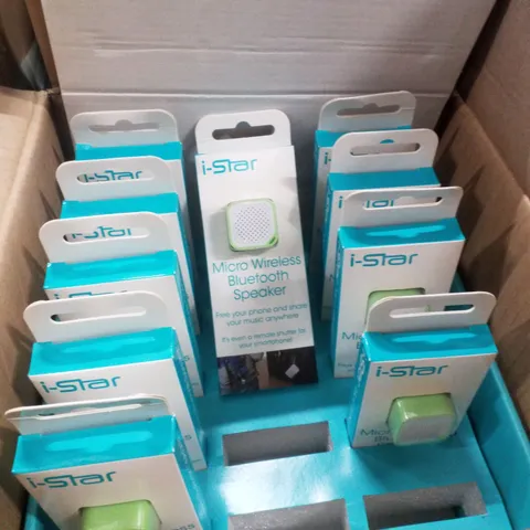 PALLET CONTAINING ASSORTED PRODUCTS INCLUDING MICRO WIRELESS BLUETOOTH SPEAKERS & WEATHERPROOF CONNECTION BOXES