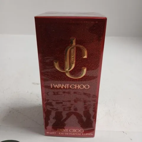 BOXED AND SEALED I WANT CHOO JIMMY CHOO EAU DE PARFUM 40ML