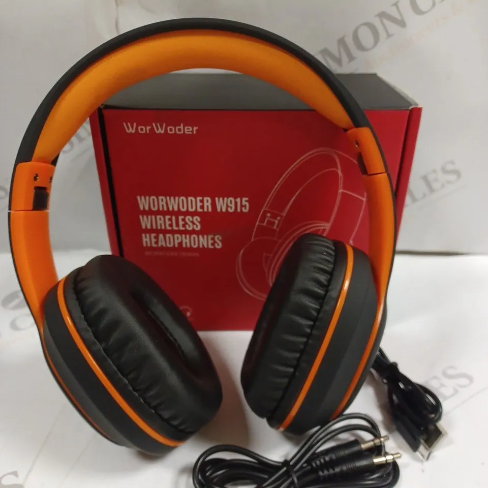 BOXED WORWODER W915 WIRELESS HEADPHONES