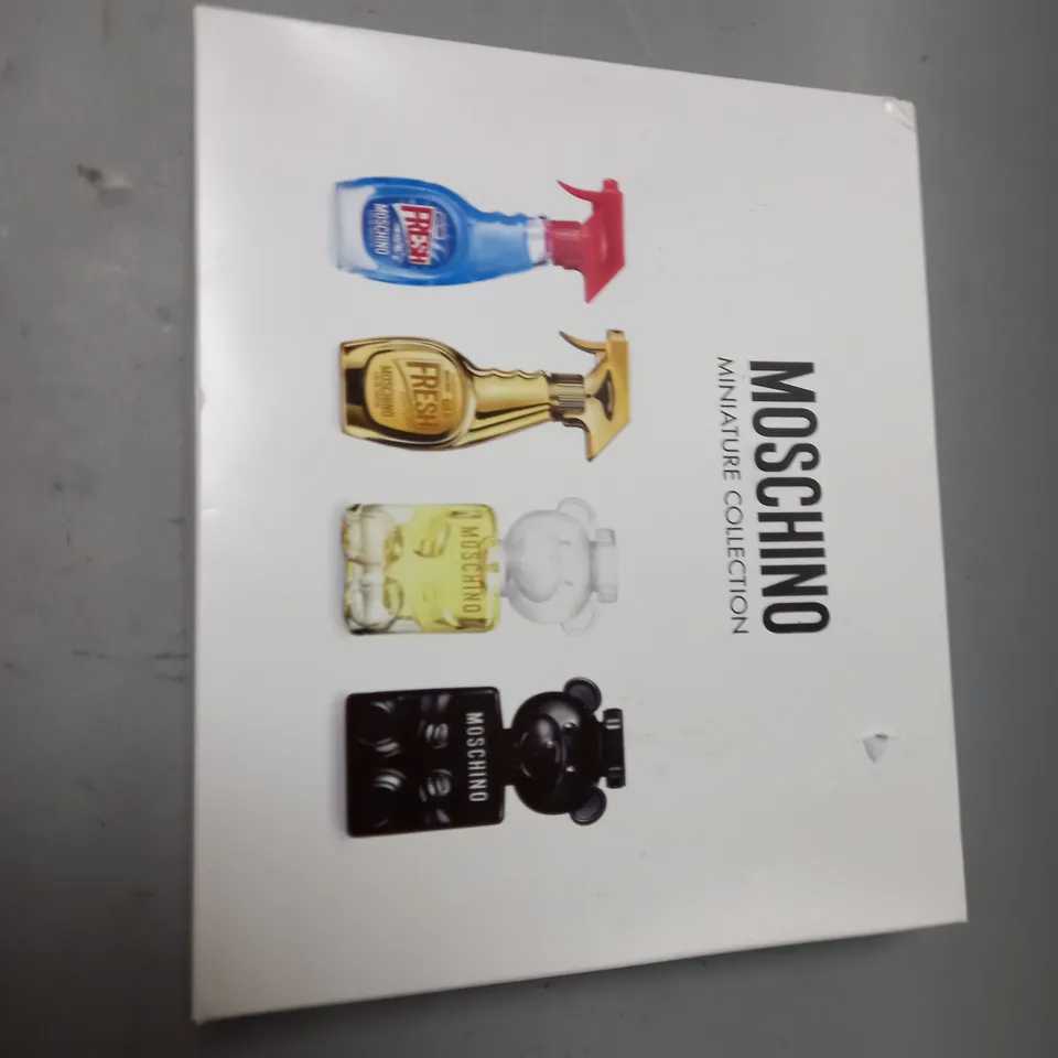 BOXED MOSCHINO MINIATURE COLLECTION