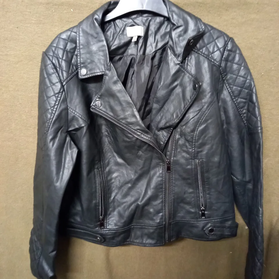 OASIS BIKER STLE BLACK JACKET - XL
