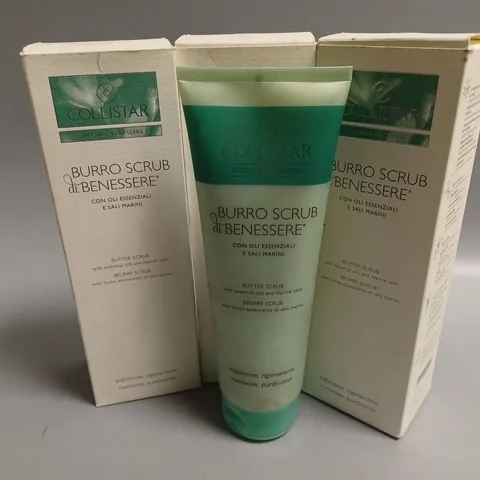 3 BOXED COLLISTAR BUTTER SCRUB (250ml)