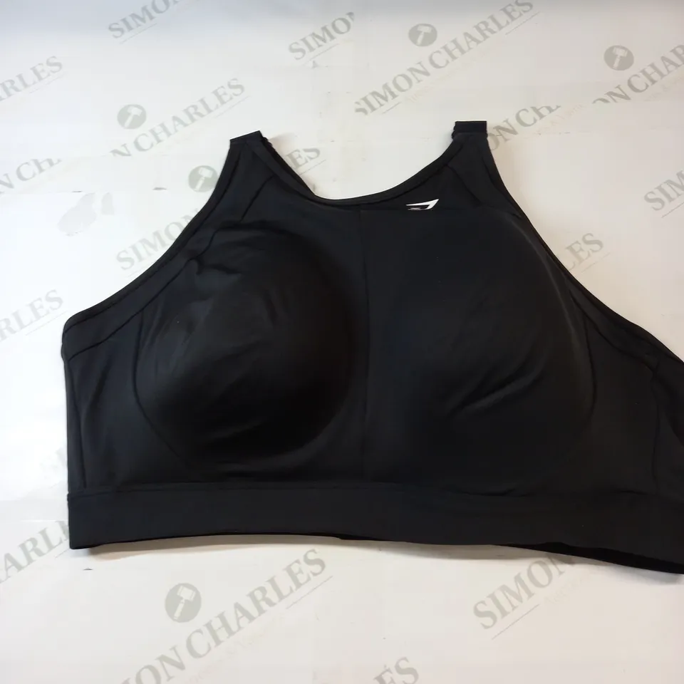 GYMSHARK SPORTS BRA IN BLACK SIZE 42D/DD