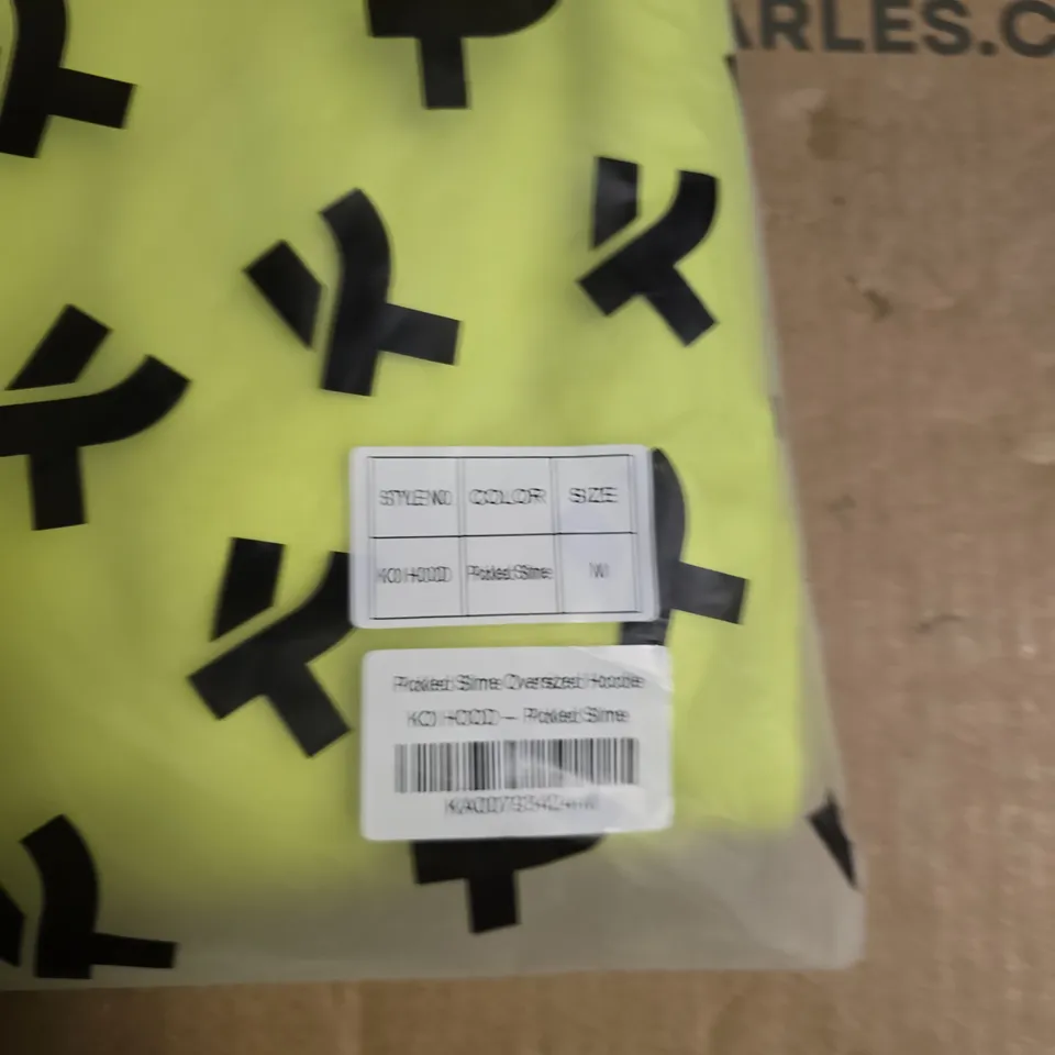 BOX OF APPROXIMATELY 10 KOI PICKLED SLIME OVERSIZED HOODIES - SIZE M