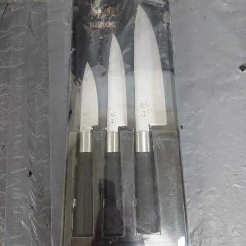 WASABI BLACK KNIFE TRIO
