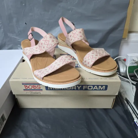 BOBS FROM SKECHERS SANDALS - PINK - SIZE 7