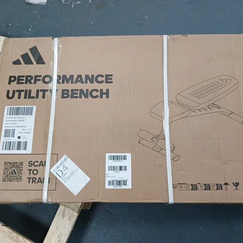 ADIDAS PERFORMANCE UTILITY BENCH - COLLECTION ONLY 