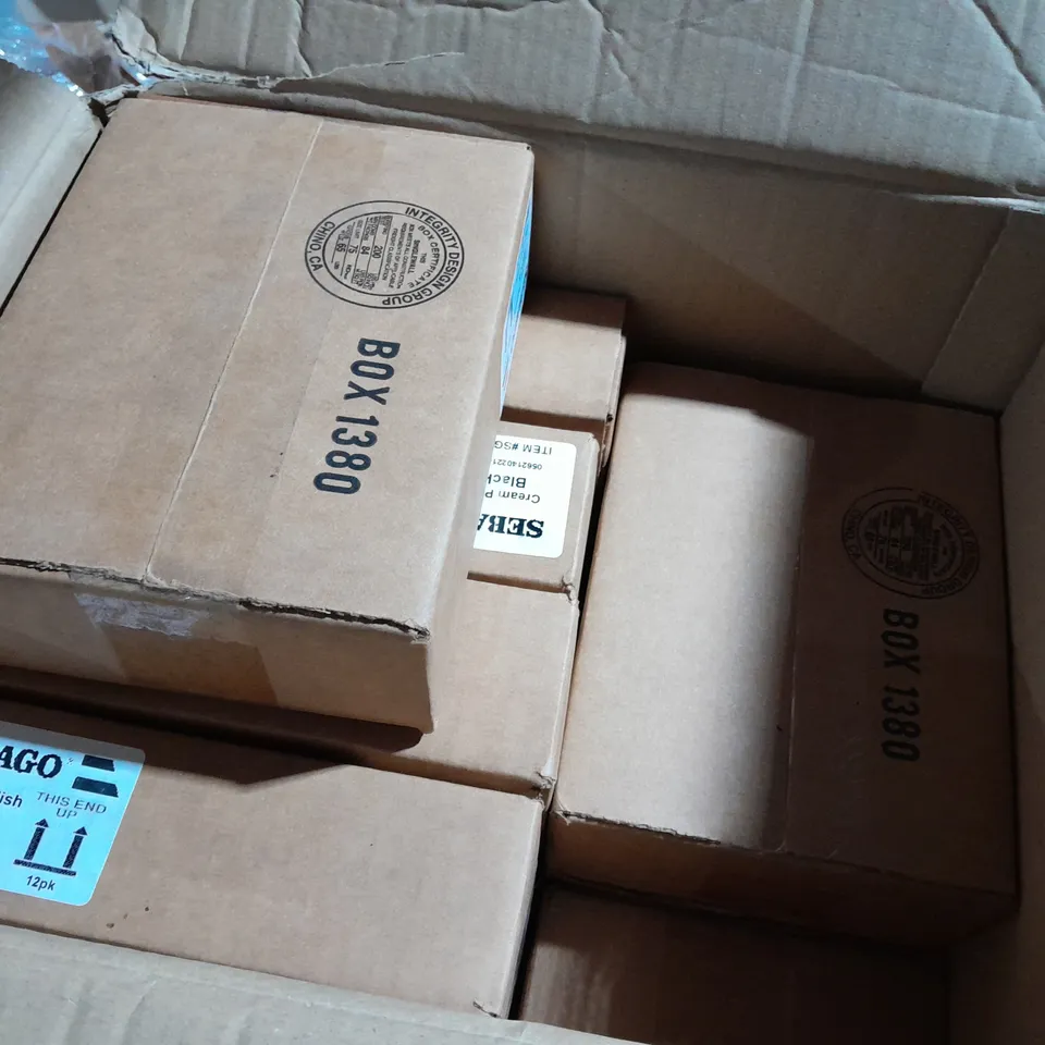 APPROXIMATELY 180 BOXED SEBAGO CREAM SHOE POLISH BLACK 50ML 