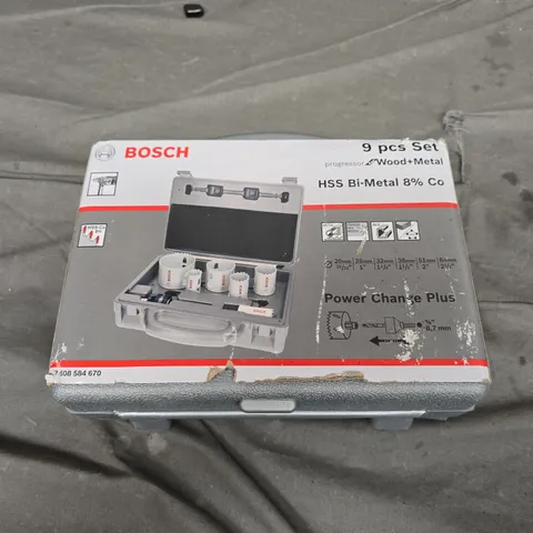 BOSCH 9 PCS SET HSS BI-METAL 8% CO 
