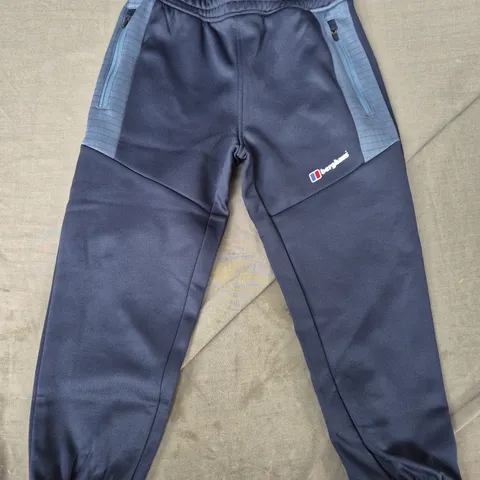 BERGHAUS CHILDRENS HIKE TRACKSUIT BOTTOMS IN NAVY - 3-4