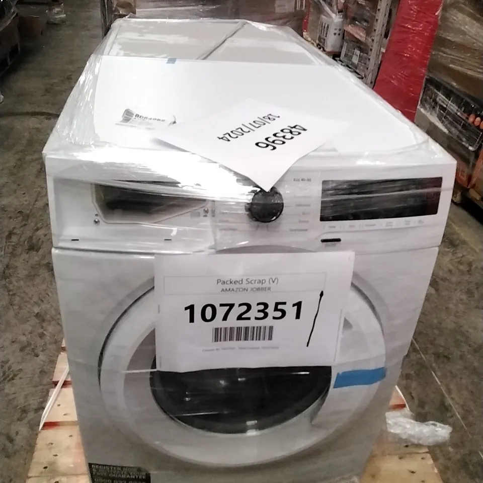 HISENSE DCGE801 60CM FREESTANDING DRYER AND ZANUSSI 9KG 1400RPM FREESTANDING WASHING MACHINE - UNPROCESSED RAW RETURNS