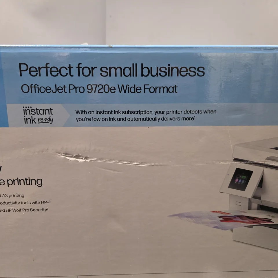 BOXED HP OFFICE JET PRO 9720E WIDE FORMAT 