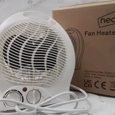 BOXED NEO FAN HEATER IN WHITE