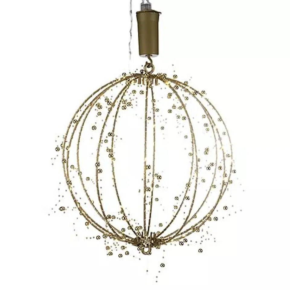 SARA BY SARA DAVIES 30CM PRE LIT BEADED SPHERE