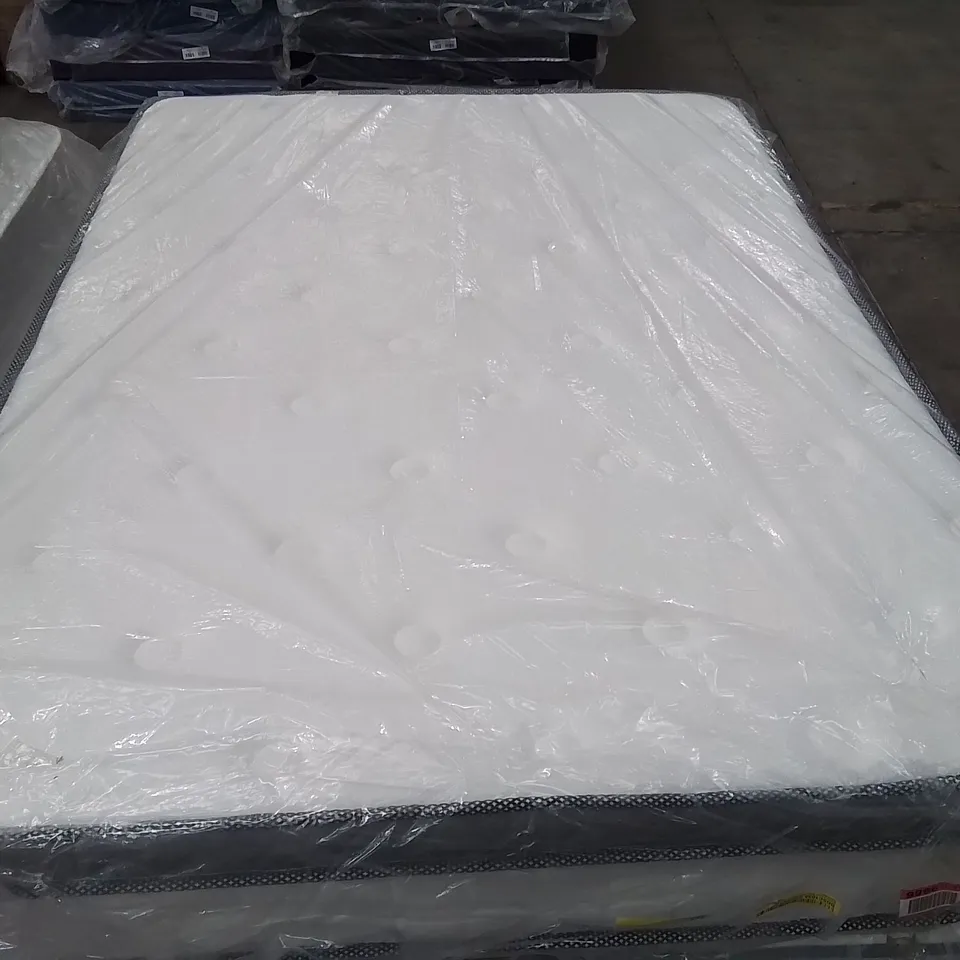 QUALITY BAGGED MURCIA WAYFAIR SLEEP PILLOW TOP POCKET SPRUNG MATTRESS - 135CM DOUBLE