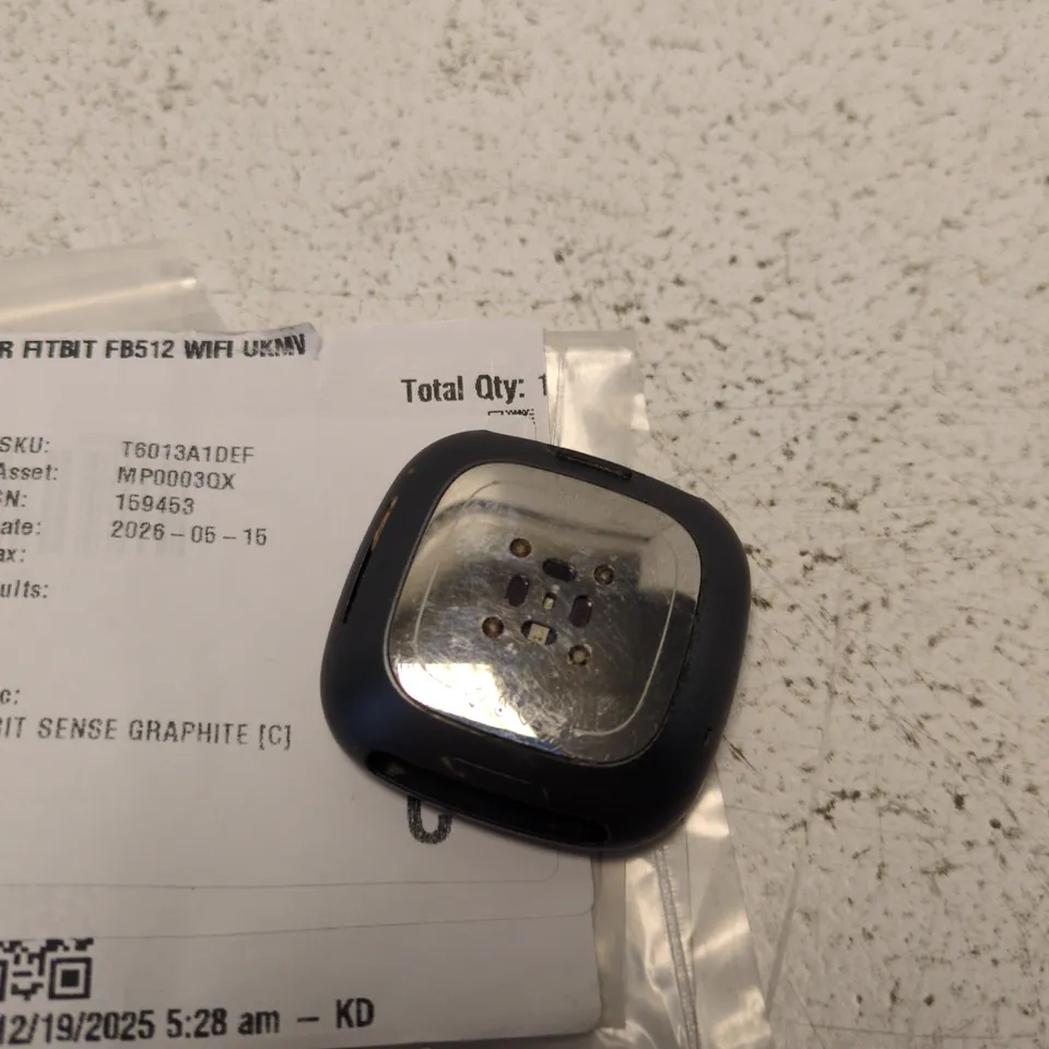 FITBIT SENSE GRAPHITE – BODY ONLY (NO STRAP)