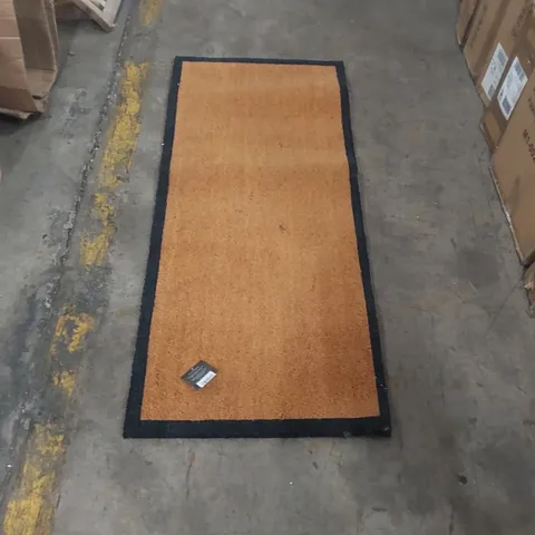 DOUBLE DOORMAT WITH INK BORDER - COIR, 125 X 55CM