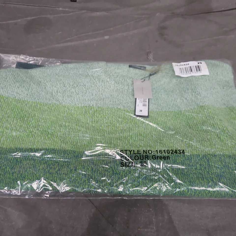 ROMAN GREEN STRIPED JUMPER – STYLE NO. 16102434 – SIZE 20