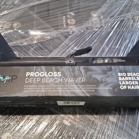 BOXED REVAMP PROFESSIONAL PROGLOSS DEEP BEACH WAVER GRA-WV-2000-GB 