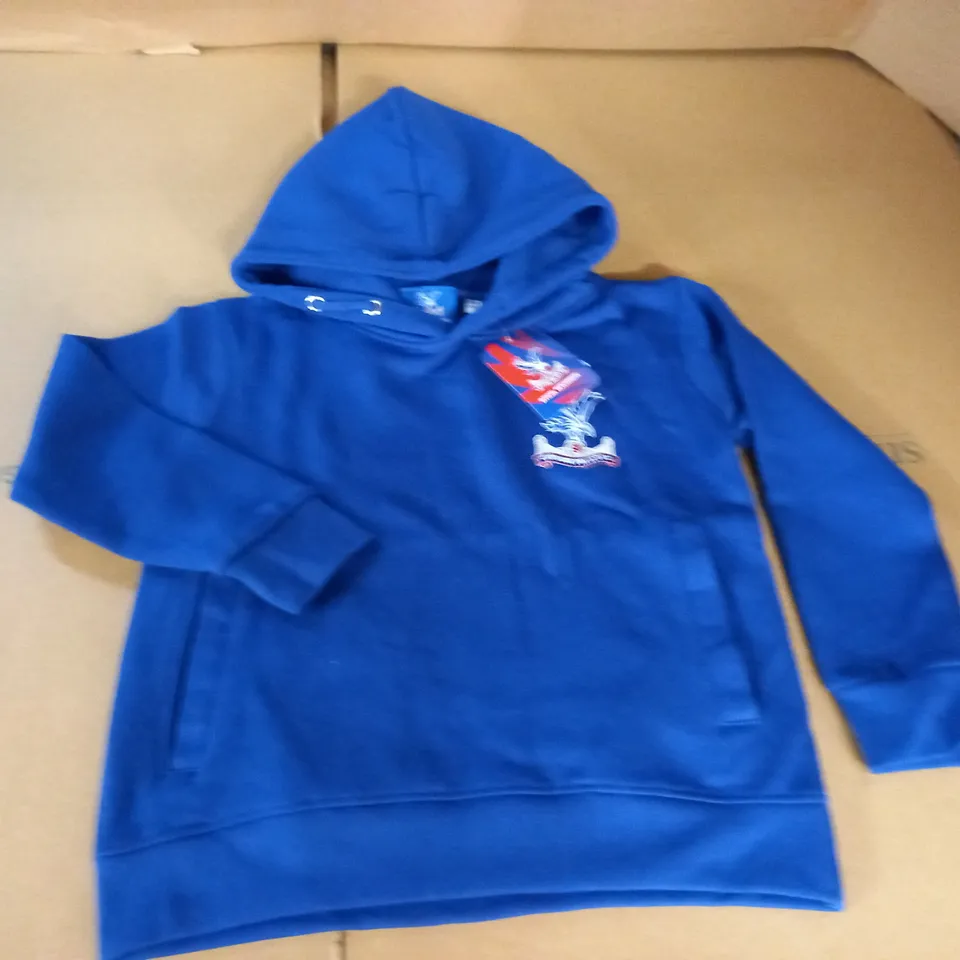 CRYSTAL PALACE BLUE HOODIE - 7/8 YRS