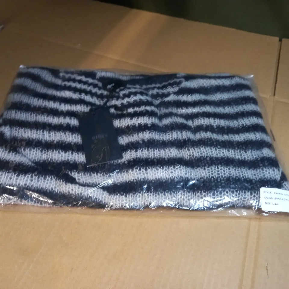 PACKAGED OTHER RAMONE BLACK/DIRTY WHITE JUMPER - L/XL