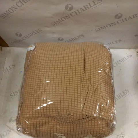 DESIGNER STYLE BEIGE FURNITURE THROW