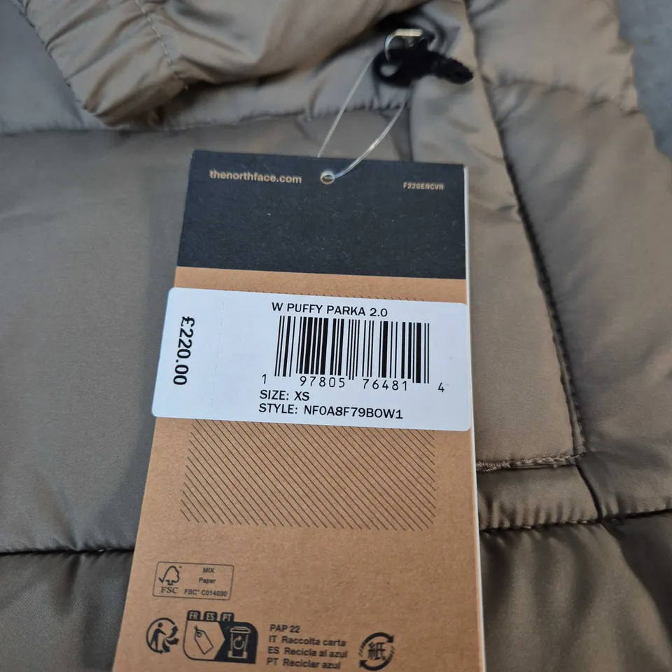 THE NORTH FACE WOMEN'S PUFFY PARKA 2.0 - SIZE XS