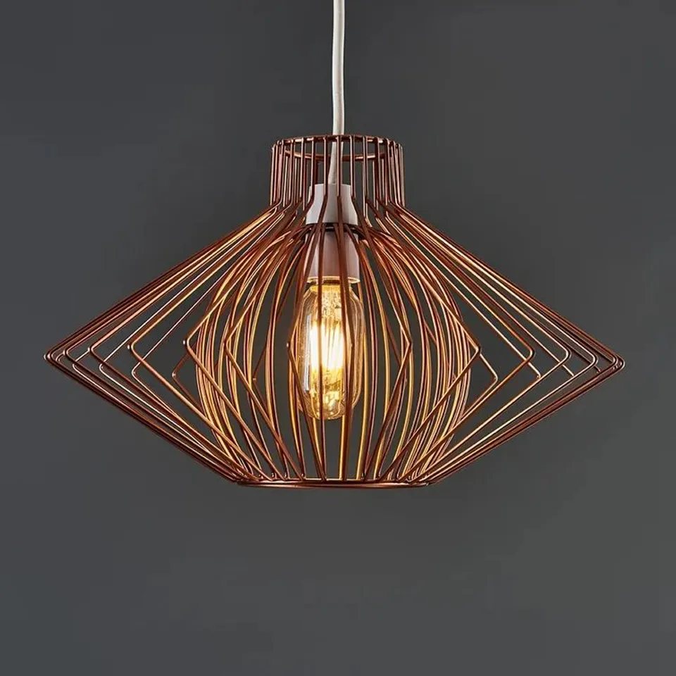 BOXED SINAT 22cm H METAL NOVELTY PENDANT SHADE