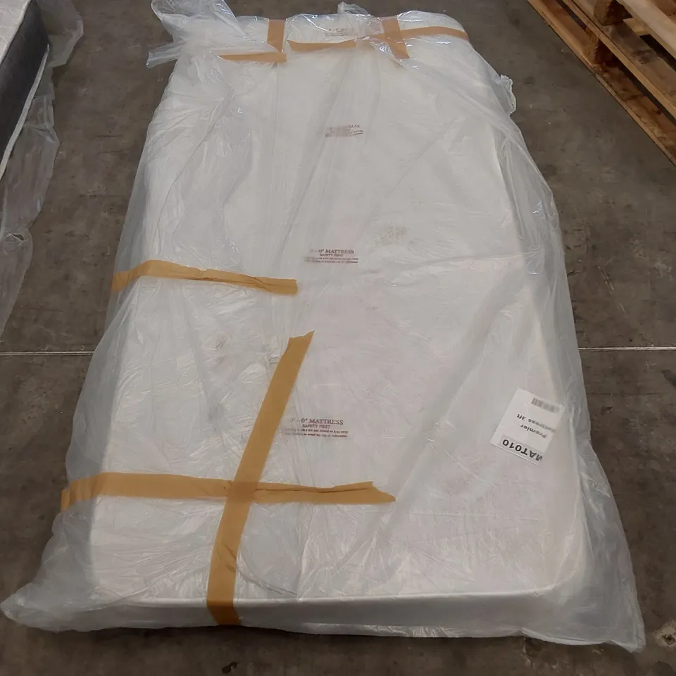 QUALITY BAGGED ABBY SINGLE 3FT SINGLE MATTRESS 