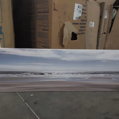 BAGGED BEACH BLISS BY RUANE MANNING - WRAPPED CANVAS PANORAMIC PHOTOGRAPH 