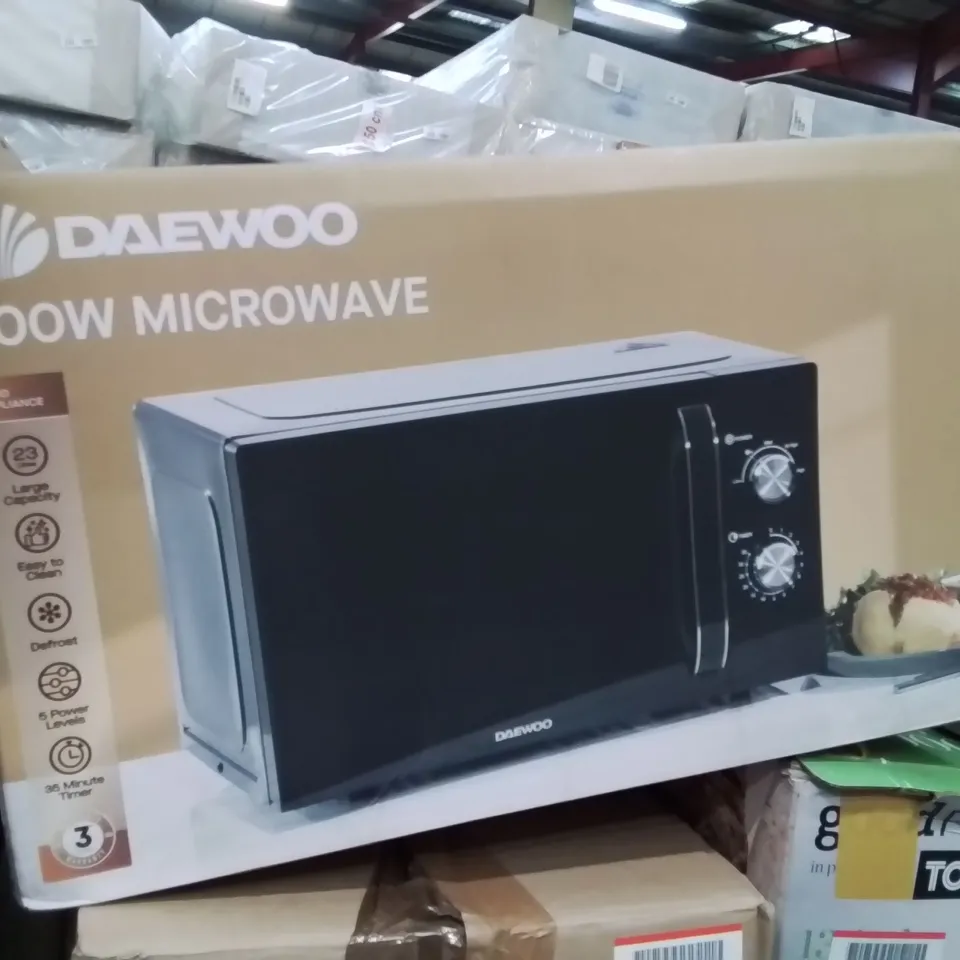 BOXED DAWOO 800W MICROWAVE 