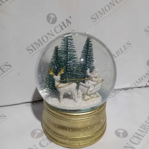 CHRISTMAS MUSICAL LARGE SNOW GLOBE