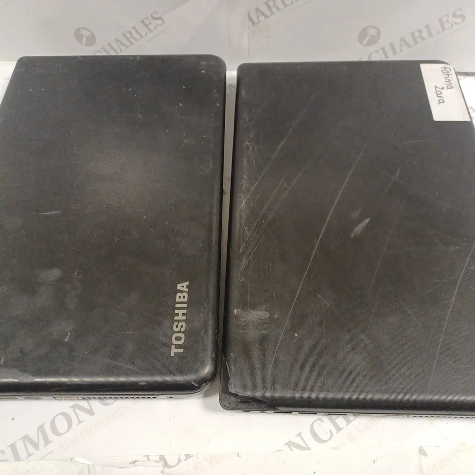 LOT OF 2 TOSHIBA SATELLITE PRO C50-A-1MX LAPTOPS WITH MISSING COMPONENTS