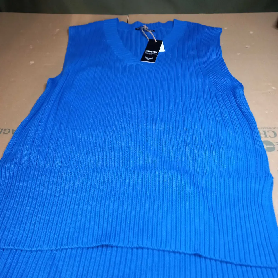 THREADBARE LADIES CHANDLER V NECK VEST - SIZE 12