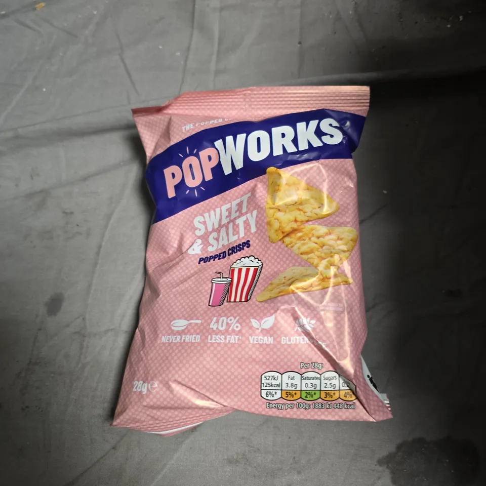 BOX OF APPROXIMATELY 10 ASSORTED FOOD ITEMS INCLUDING JUST BEE HONEY , JOLLOF PASTE AND POPWORKS POPPED CHIPS