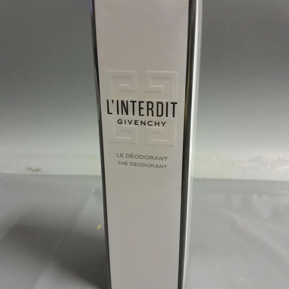 BOXED AND SEALED GIVENCHY L'INTERDIT DEODERANT 100ML