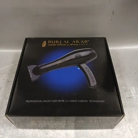 BOXED BURJ AL ARAB SALON HAIR DRYER IN BLACK