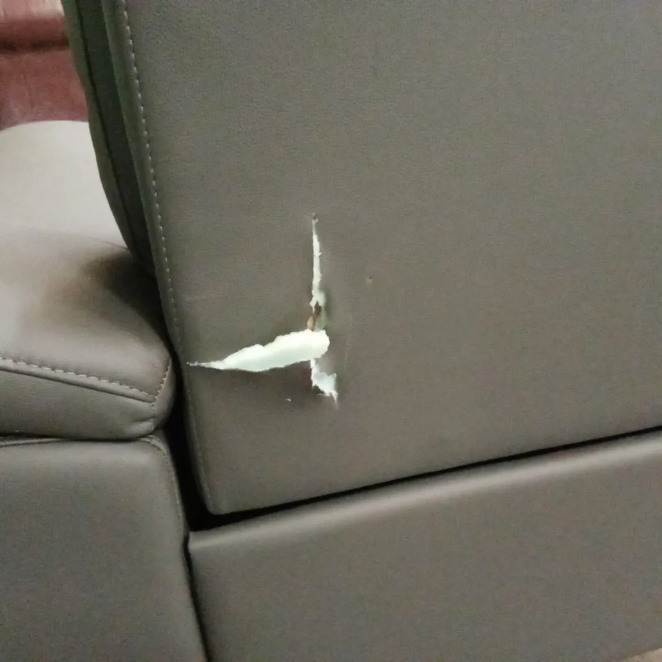 PAVILION 2 SEATER LEATHER/FAUX LEATHER POWER RECLINER SOFA RRP £949