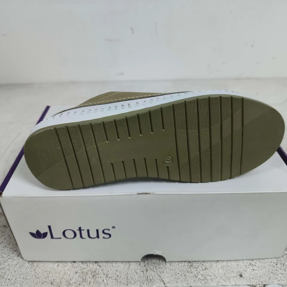 LOTUS RIMINI SAGE TRAINERS BOXED SIZE 37