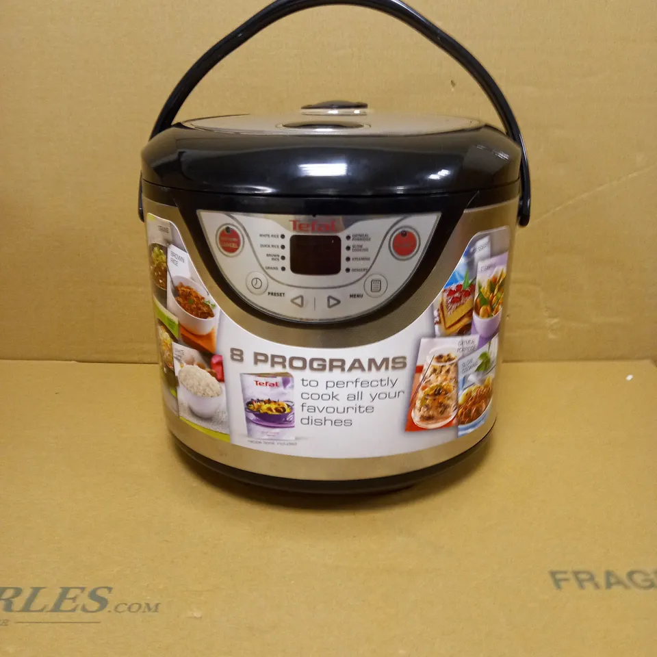 TEFAL RK302E15 MULTICOOK 8-IN-1 MULTICOOKER, (4 PORTIONS), 600 W, 5 LITRE SILVER