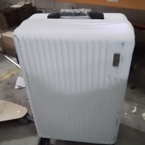 LUGG 24INCH TRAVEL SUITCASE WHITE
