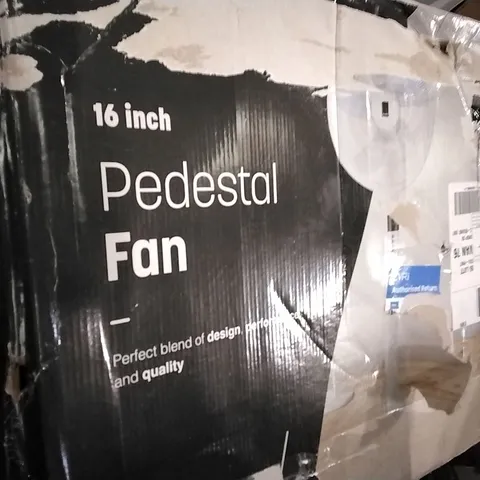 BOXED 16 INCH PEDESTAL FAN 