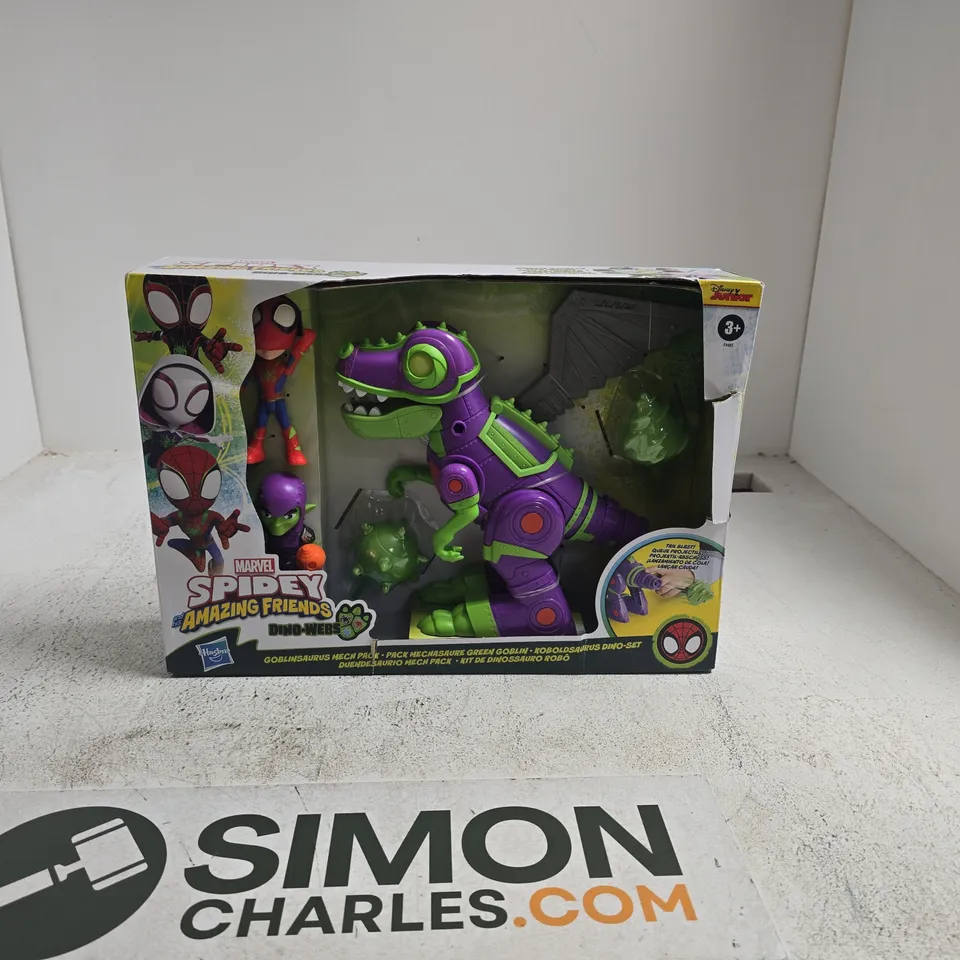 SPIDER-MAN AMAZING FRIENDS DINOSAUR-THEMED ACTION FIGURE – BOXED DINO WEBBS